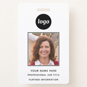 Eenvoudige foto-id Nametag Badge