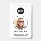Eenvoudige foto-id Nametag Badge (Voorzijde)