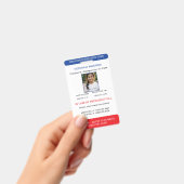 Eenvoudige foto-identificatie Nood Kinder-ID Badge (Handheld)