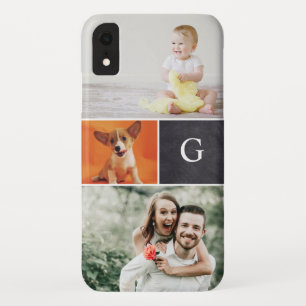 Eenvoudige foto-inkoldermonogram Case-Mate iPhone case