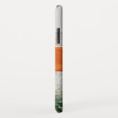 Eenvoudige foto-inkoldermonogram Case-Mate iPhone case (Achterkant/rechts)