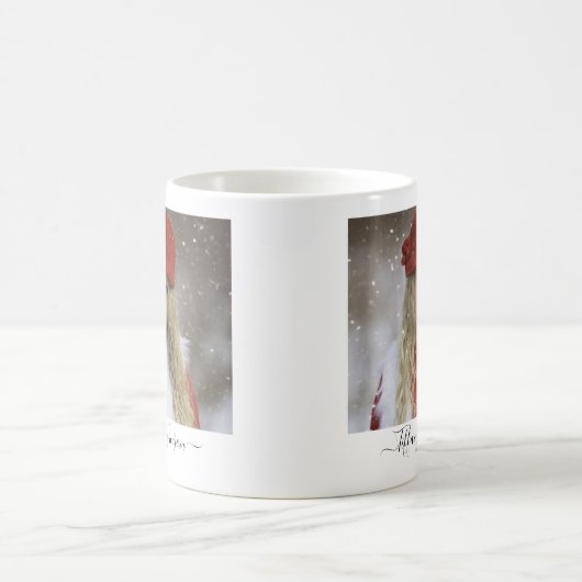 Eenvoudige foto kalligrafie Script naam persoonlij Koffiemok (Center)