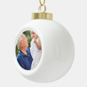 Eenvoudige foto keramische bal ornament (Rechts)