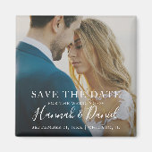 Eenvoudige Foto Magnet sparen de Uitnodiging van d (Voorkant)