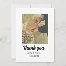 Eenvoudige foto minimale moderne elegante bruiloft