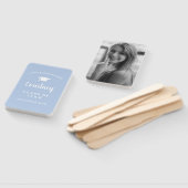 Eenvoudige Foto Mortel Board Modern Afstuderen Handwaaier (Niet-gemonteerd)