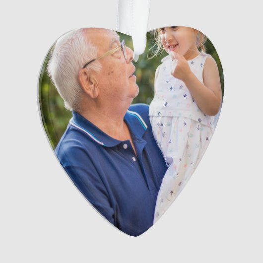 Eenvoudige foto ornament (voorkant)