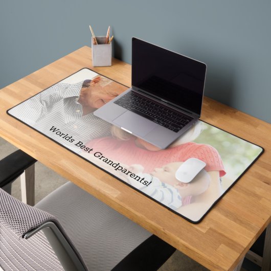 Eenvoudige foto overlay werelden Beste grootouders Bureaumat (Kantoor 2)