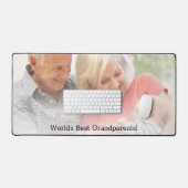Eenvoudige foto overlay werelden Beste grootouders Bureaumat (Keyboard & Muis)