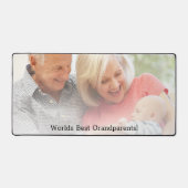 Eenvoudige foto overlay werelden Beste grootouders Bureaumat (Voorkant)