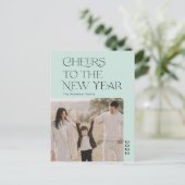 Eenvoudige foto Po van het nieuwe jaar 2022 Briefkaart (Staand voorkant)