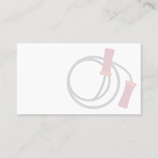 Eenvoudige Foto QR Code Persoonlijk Bericht Sinaas Visitekaartje (Achterkant)