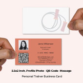 Eenvoudige Foto QR Code Persoonlijk Bericht Sinaas Visitekaartje