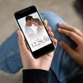 Eenvoudige Foto Save the Date Huwelijk