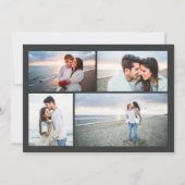 Eenvoudige foto save the date kaart (Achterkant)