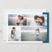 Eenvoudige foto save the date kaart (Achterkant)