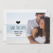 Eenvoudige foto Sla de datum op Save The Date (Voorkant)