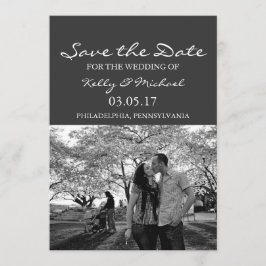 Eenvoudige foto Sla de datum op Save The Date