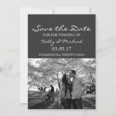 Eenvoudige foto Sla de datum op Save The Date (Voorkant)