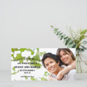 EENVOUDIGE FOTO SLA DE DATUM OP SAVE THE DATE (Staand voorkant)