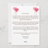 Eenvoudige foto Valentijnsdag Kaart (Achterkant)