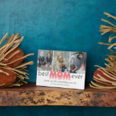 Eenvoudige foto van beste mama ooit fotoplaat (Zijkant)