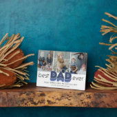 Eenvoudige foto van beste vader ooit fotoplaat (Zijkant)