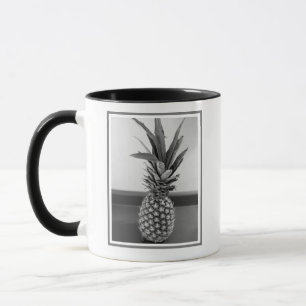 Eenvoudige foto van een ananas met tekst mok