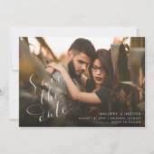 Eenvoudige foto van Elegant Wedding Save The Date (Voorkant)