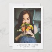 Eenvoudige foto van GraduPartij Kaart (Voorkant)