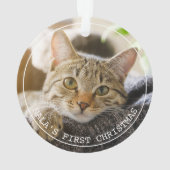 Eenvoudige foto van Lijst Animal Pet Ornament (achterkant)