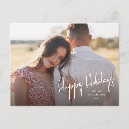 Eenvoudige foto van modern Prettige feestdagen scr (Voorkant)