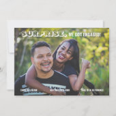 Eenvoudige foto verrassend, we hebben een Verlovin Aankondiging (Voorkant)