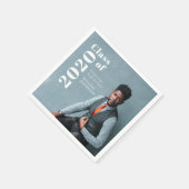 Eenvoudige foto vet foto Afstuderen papier Servet (Hoek)