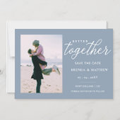 Eenvoudige foto voor script beter bij elkaar magnetische uitnodiging (Voorkant)