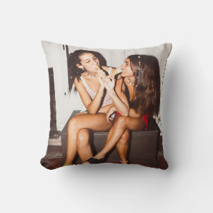 Eenvoudige foto-vriendschap Besties BFF Kussen