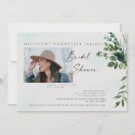 Eenvoudige Foto Vrijgezellenfeest Foliage III Uitn Kaart