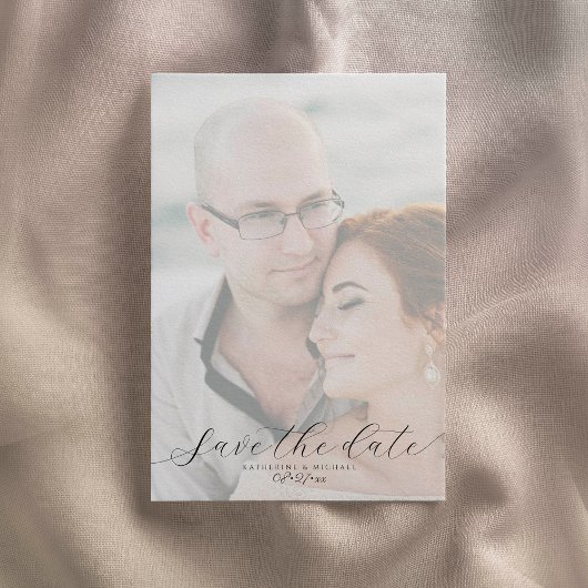 Eenvoudige foto | Weddenschap Save The Date