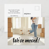 Eenvoudige Foto Wij hebben manuscriptverandering v Briefkaart (Voorkant / Achterkant)