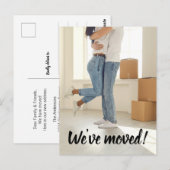 Eenvoudige Foto Wij hebben manuscriptverandering v Briefkaart (Voorkant / Achterkant)