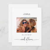 Eenvoudige foto "Zal je mijn eerbewijs zijn" (Voorkant / Achterkant)