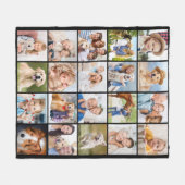 Eenvoudige Fotocollage 20 Afbeelding Aangepaste Sc Fleece Deken (Voorkant (Horizontaal))