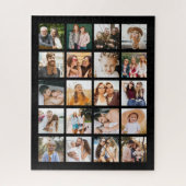 Eenvoudige Fotocollage 20 Afbeelding Gepersonalise Legpuzzel (Verticaal)