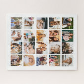 Eenvoudige Fotocollage 20 Afbeelding Gepersonalise Legpuzzel (Horizontaal)