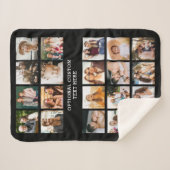Eenvoudige Fotocollage 20 Afbeelding Gepersonalise Sherpa Deken (Voorkant (horizontaal))