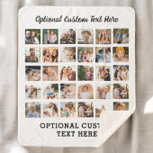Eenvoudige Fotocollage 30 Afbeelding Gepersonalise Sherpa Deken