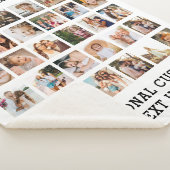 Eenvoudige Fotocollage 30 Afbeelding Gepersonalise Sherpa Deken (3/4)