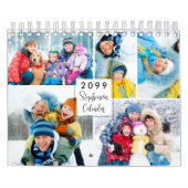 Eenvoudige Fotocollage 5 Per Maand Kalender (Hoes)