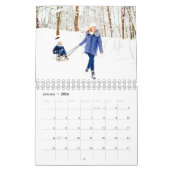 Eenvoudige fotocollage familie 2022 kalender (Jan 2026)