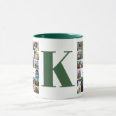 Eenvoudige fotocollage | Familiemonogrammen Keepom Mok (Midden)